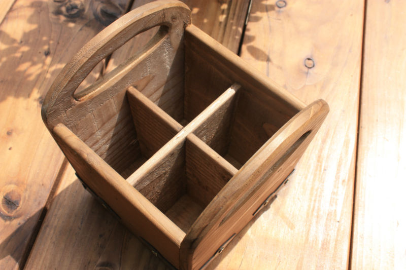 Newquay Wooden Condiment & Cutlery Box/Holder,Restaurants/Cafe/Pubs