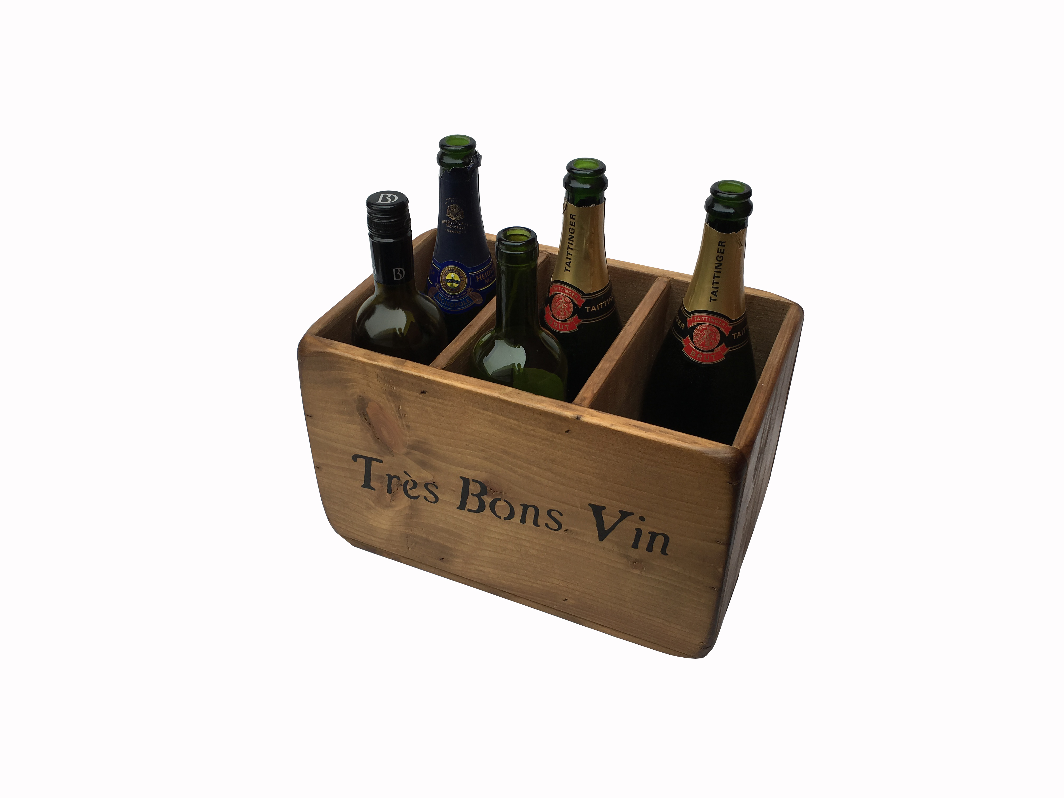 Wine crate,Vintage Wooden wine holder/carrier/BOX,,PERSONALISED SIZE