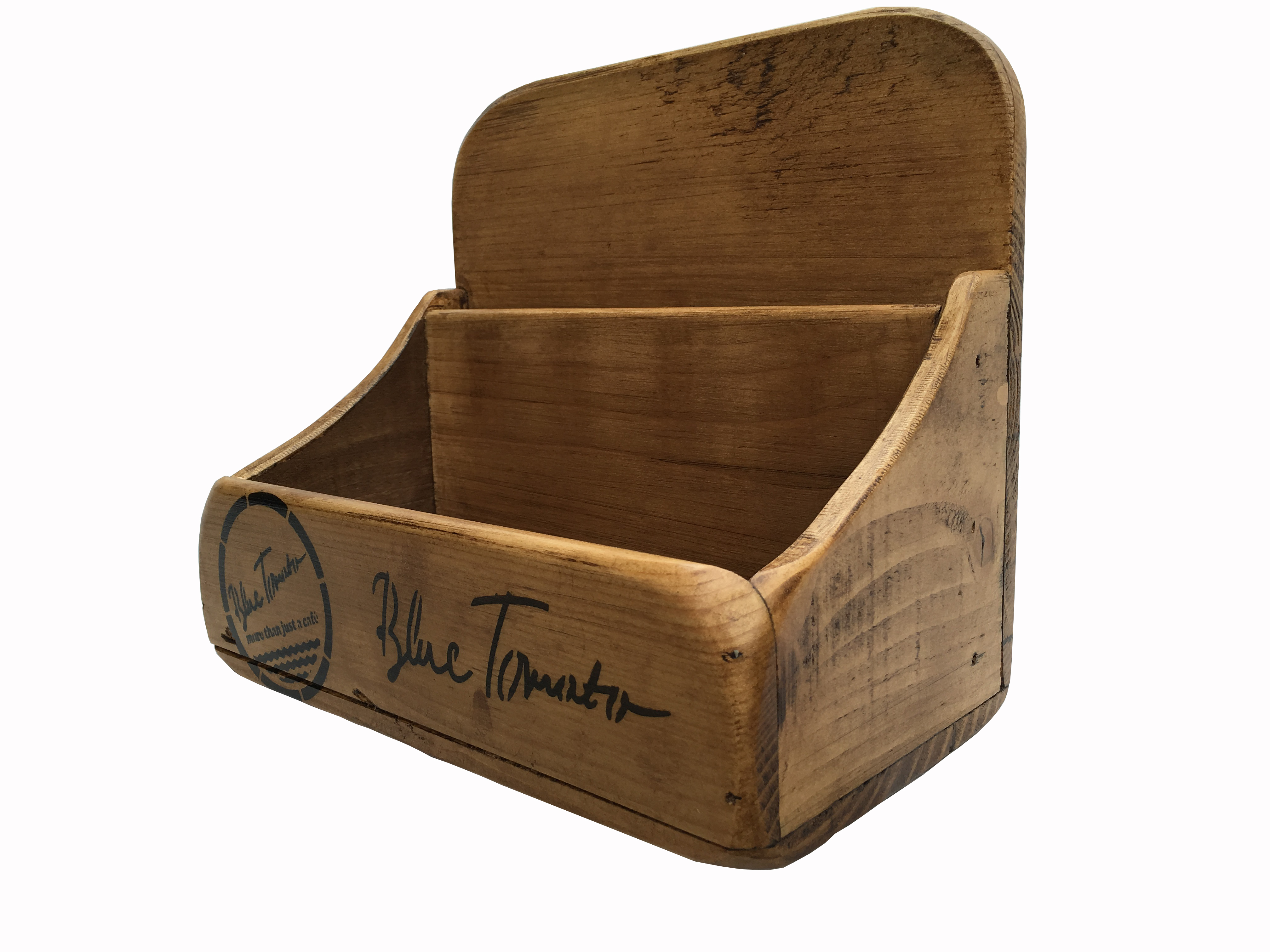 Nottingham Wooden Menu/Condiment & Cutlery Holder/Box,Catering